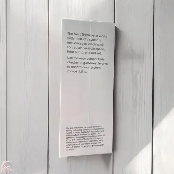 Google Nest G4CVZ Programmable Wi-Fi Thermostat Color Charcoal NEW Sealed - Picture 3 of 5